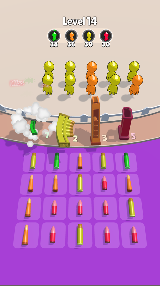 #5. Bullet Em All (iOS) 由: ZiNKY OYUN YAZILIM ANONiM SiRKETi