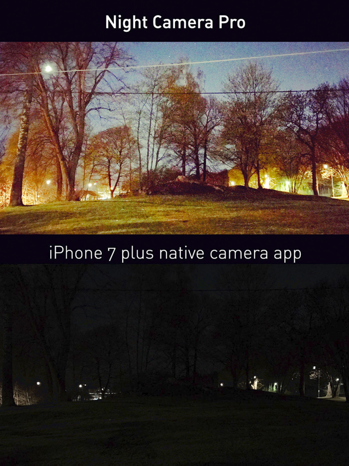 Night Photo — Low Light Camera