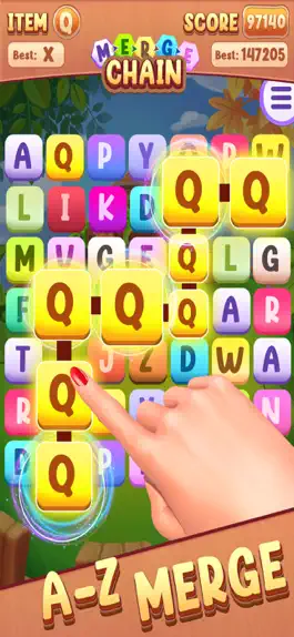 Game screenshot Merge Chain – Letter Matching apk