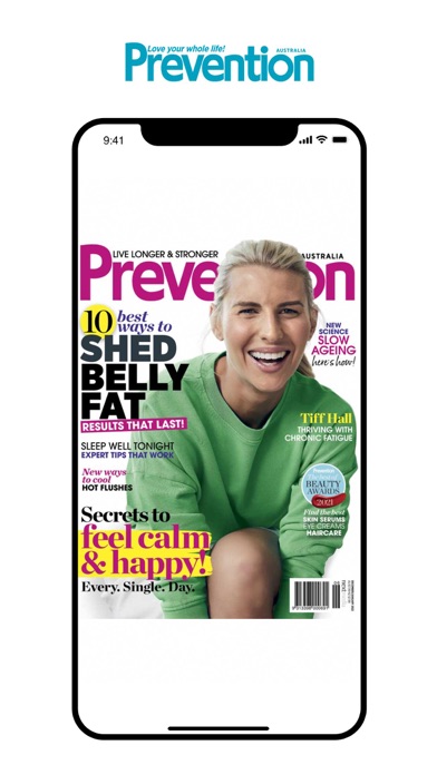 Prevention Magazine Australia Screenshot