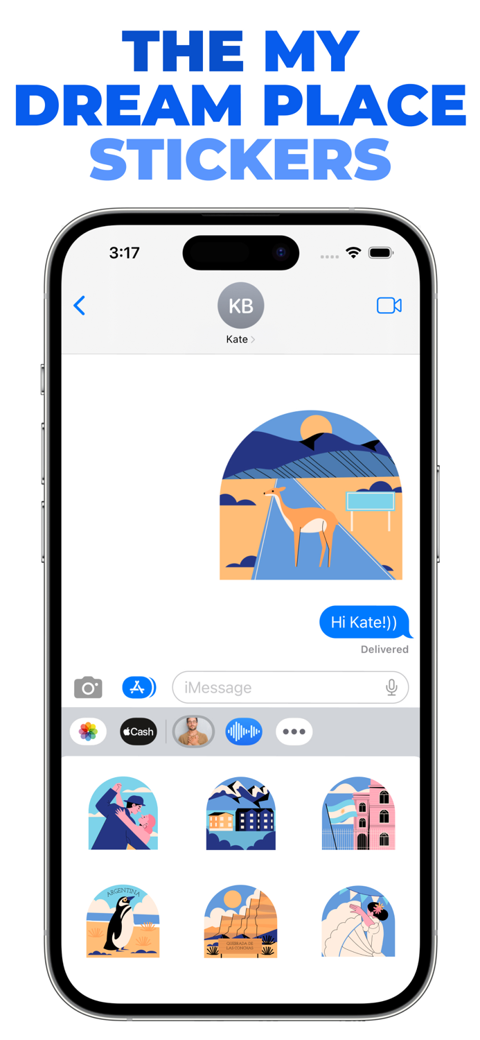 The My Dream Place stickers