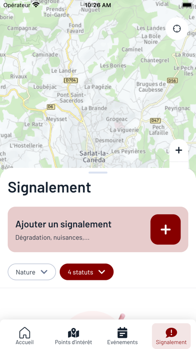 Sarlat l’appli Screenshot