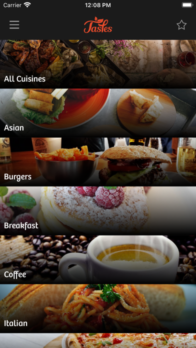 Tastes Screenshot