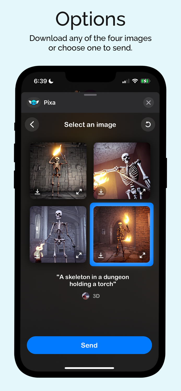 Pixa - AI Images for iMessage