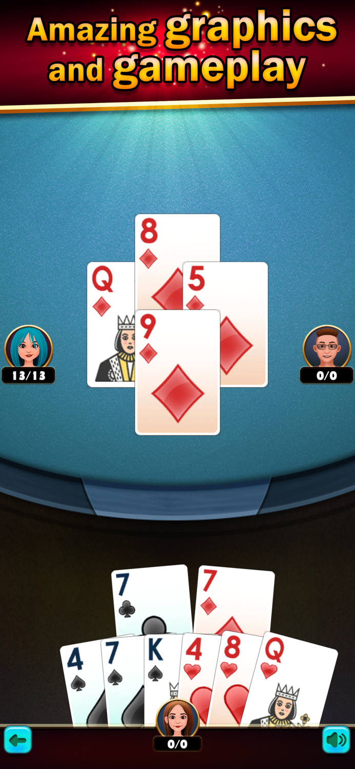 Hearts Classic Offline Card