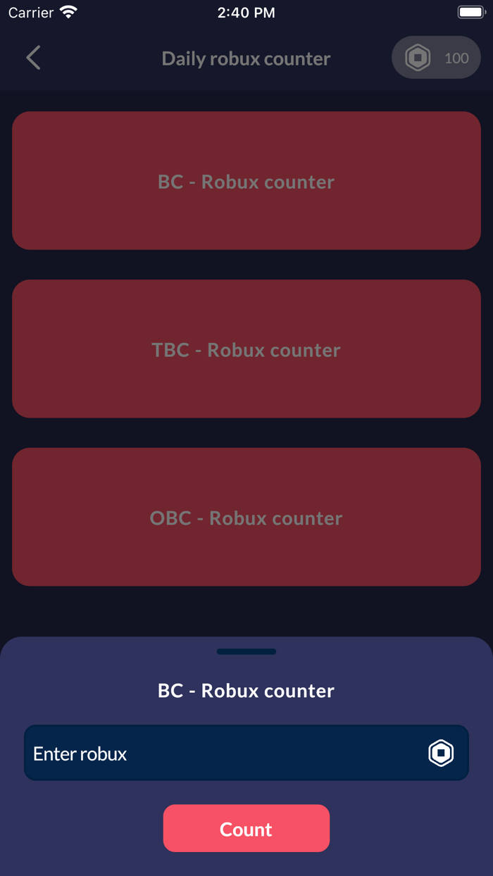 Robux Calc  Codes for Roblox