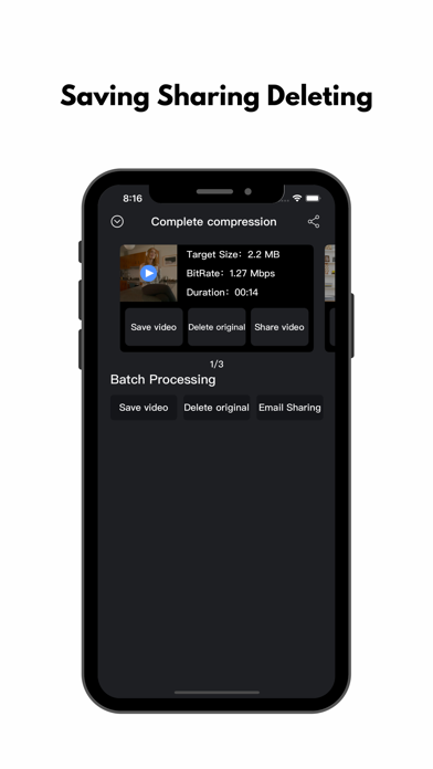 Screenshot #3 pour Video Compressor：Shrink Videos