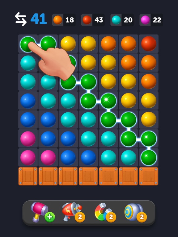 Bubble Link - Connect & Match iPad screenshot 4 - Games app