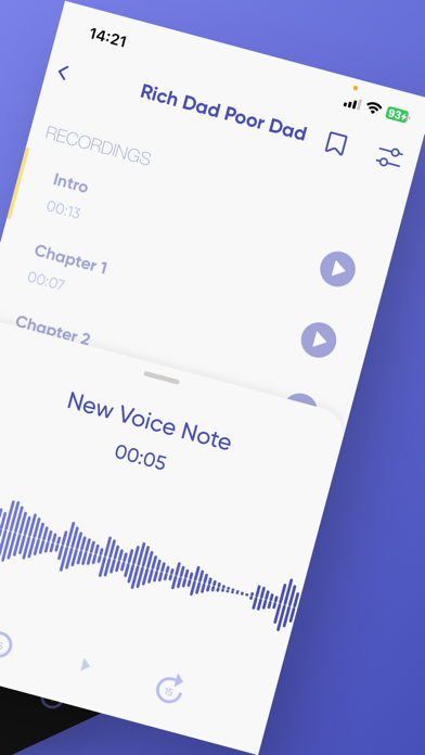 Screenshot #2 pour Knote - Organized voice notes