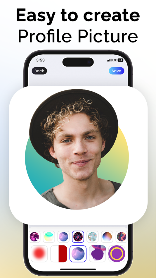 #4. Profile Pic New Border Frame (iOS) Podle: Rajanibhai Sheladiya