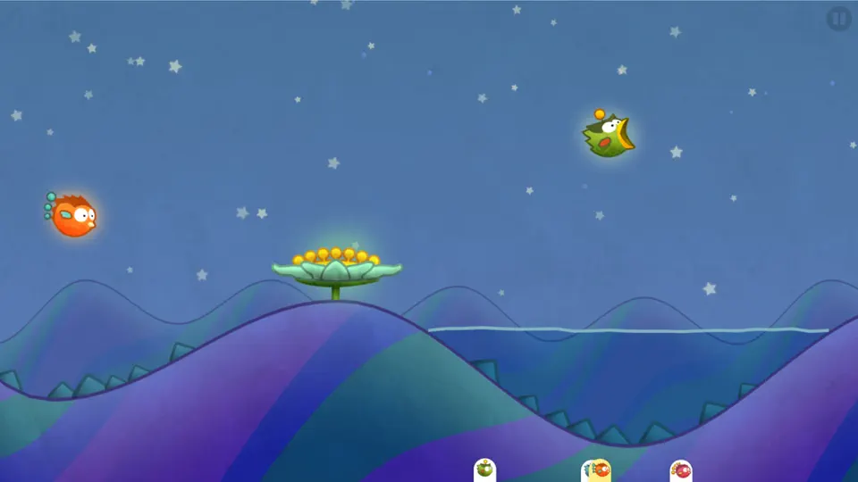 Screenshot von Tiny Wings+ auf dem iPhone 5