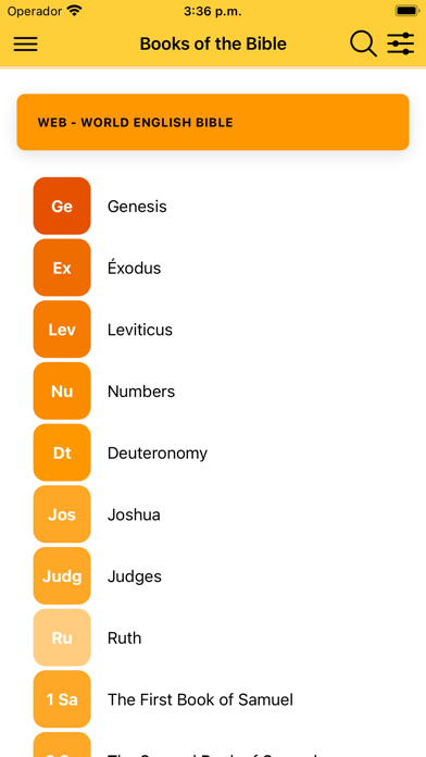 The Bible and daily mass Screenshot
