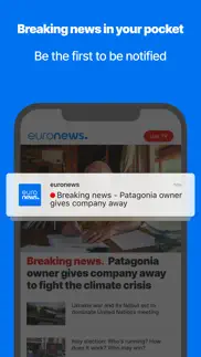 euronews - daily breaking news iphone screenshot 2