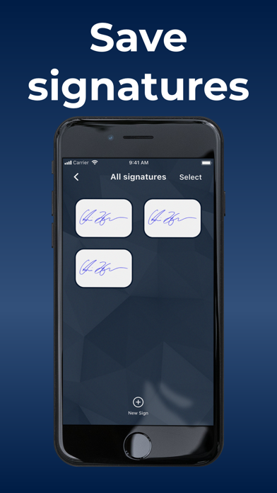 Signature Scan Screenshot