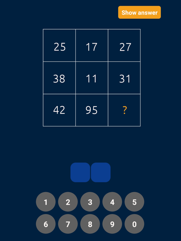 Math Logic Puzzles Games: Quiz iPad screenshot 7 - Education app