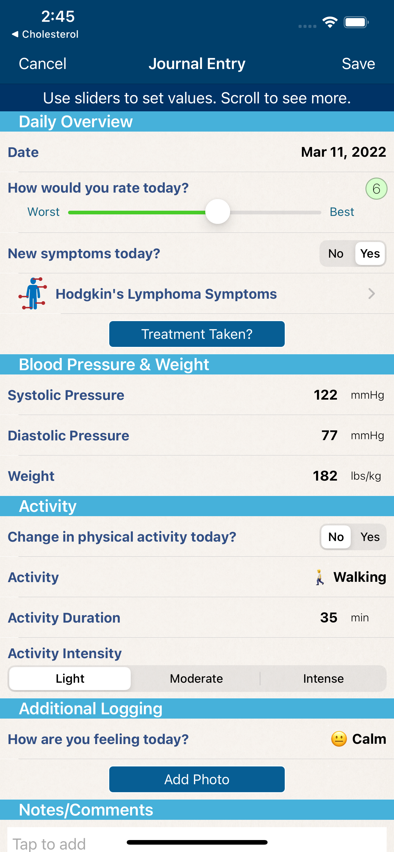 Hodgkin Lymphoma Manager