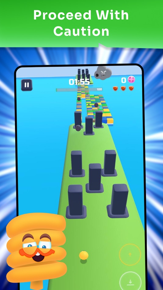 #5. Yolker Run 3D (iOS) 来自: twoj.io