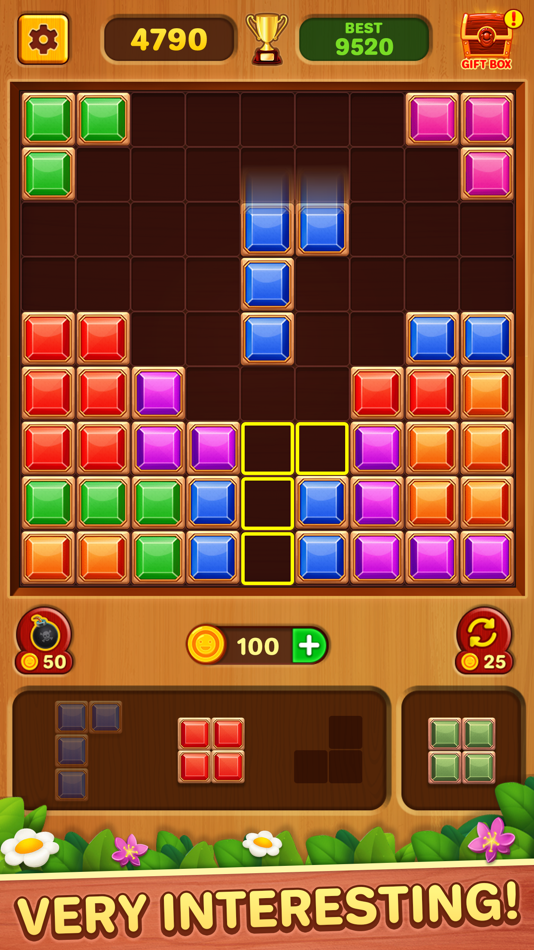 #4. Wood Block Game - Wood Puzzle (iOS) By: Bhavana Ponkiya