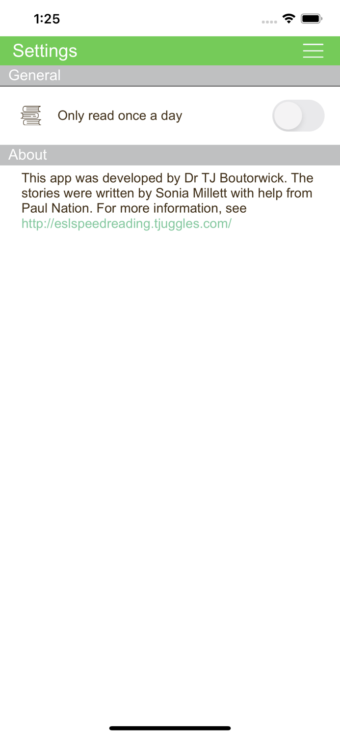 ESL Speed Reading Offline
