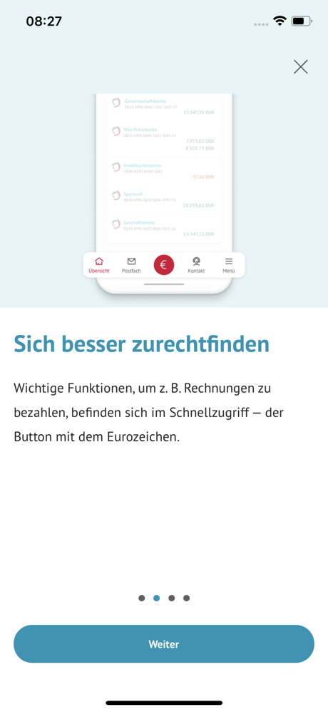 Werhahn Banking screenshot 2