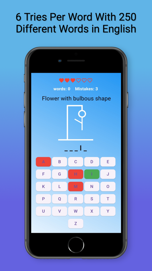 #4. Hangman Game: Guess The Word (iOS) By: Mohamad Hassan Hijab