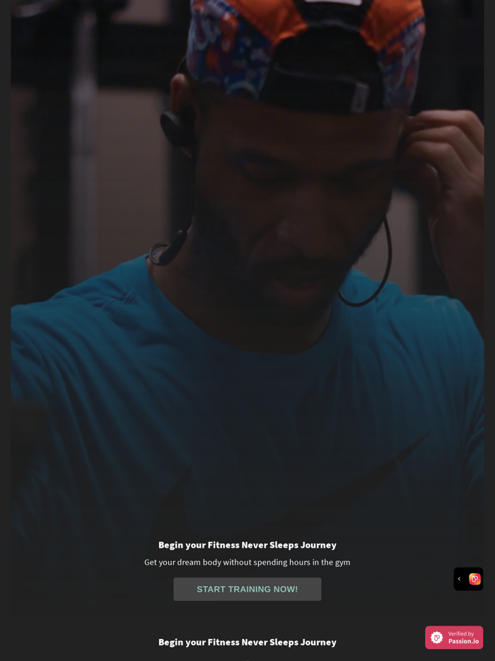 FITNESS NEVER SLEEPS