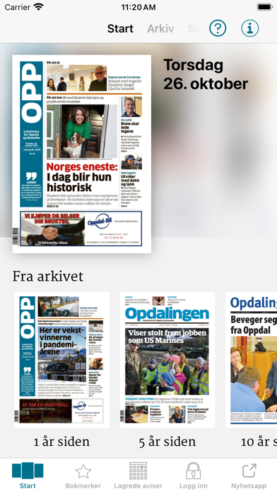 OPP eAvis Screenshot
