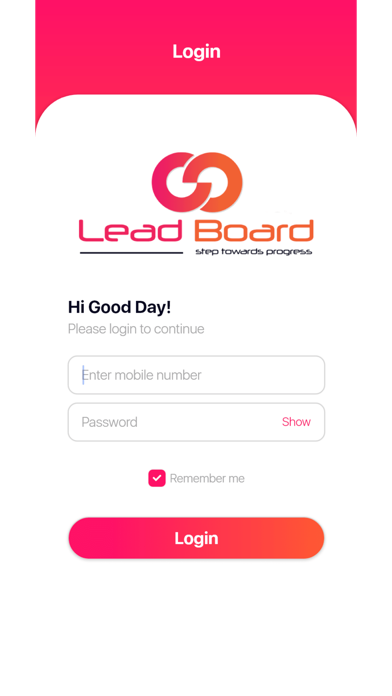 Lead Board Screenshot