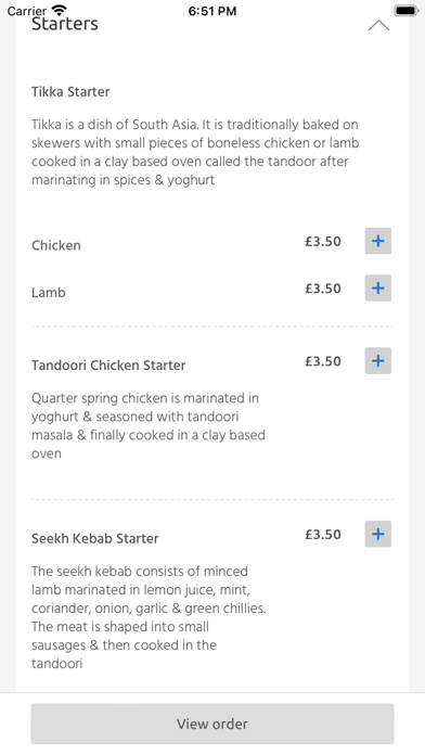 SPICES Indian & Bangladeshi Screenshot