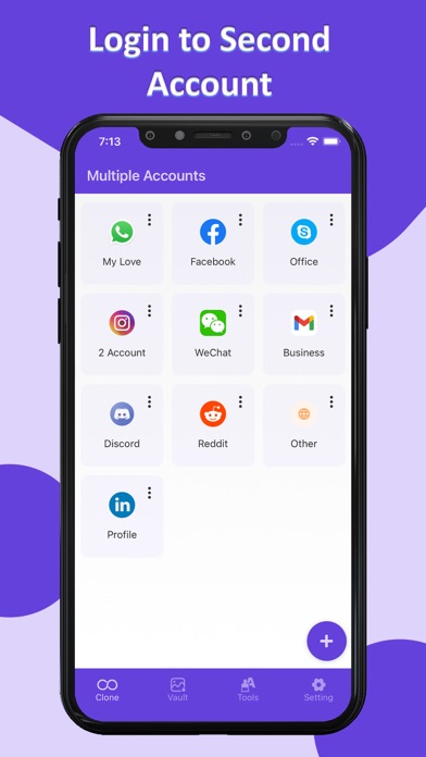 Multiple Accounts - Dual Space Screenshot