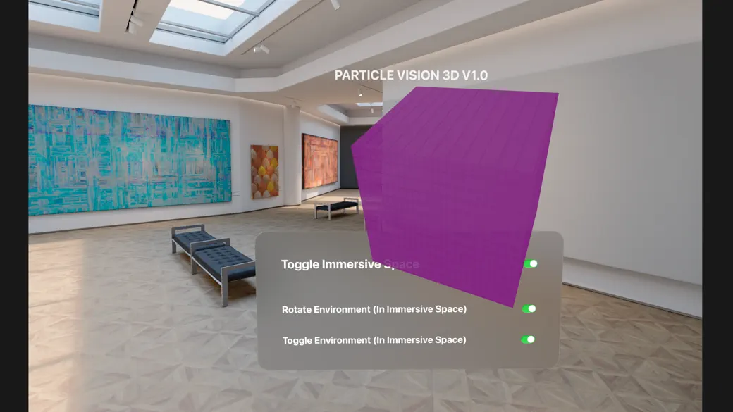 ParticleVision 3D screenshot 2