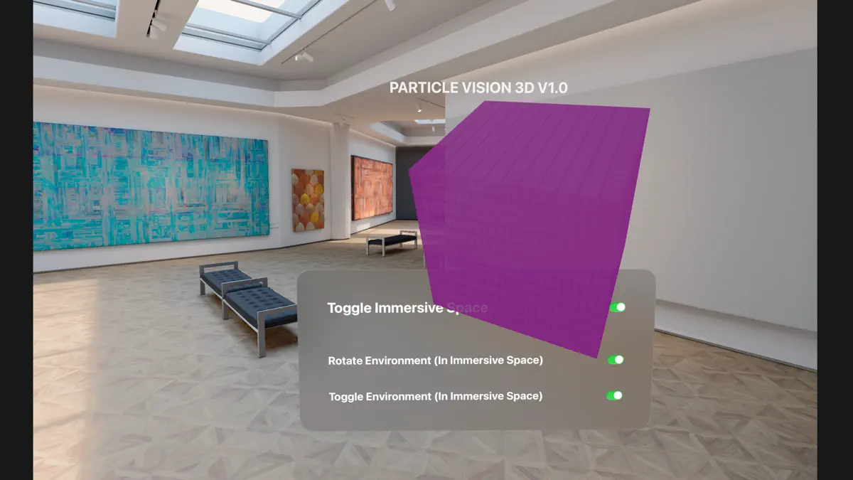 ParticleVision 3D screenshot 2