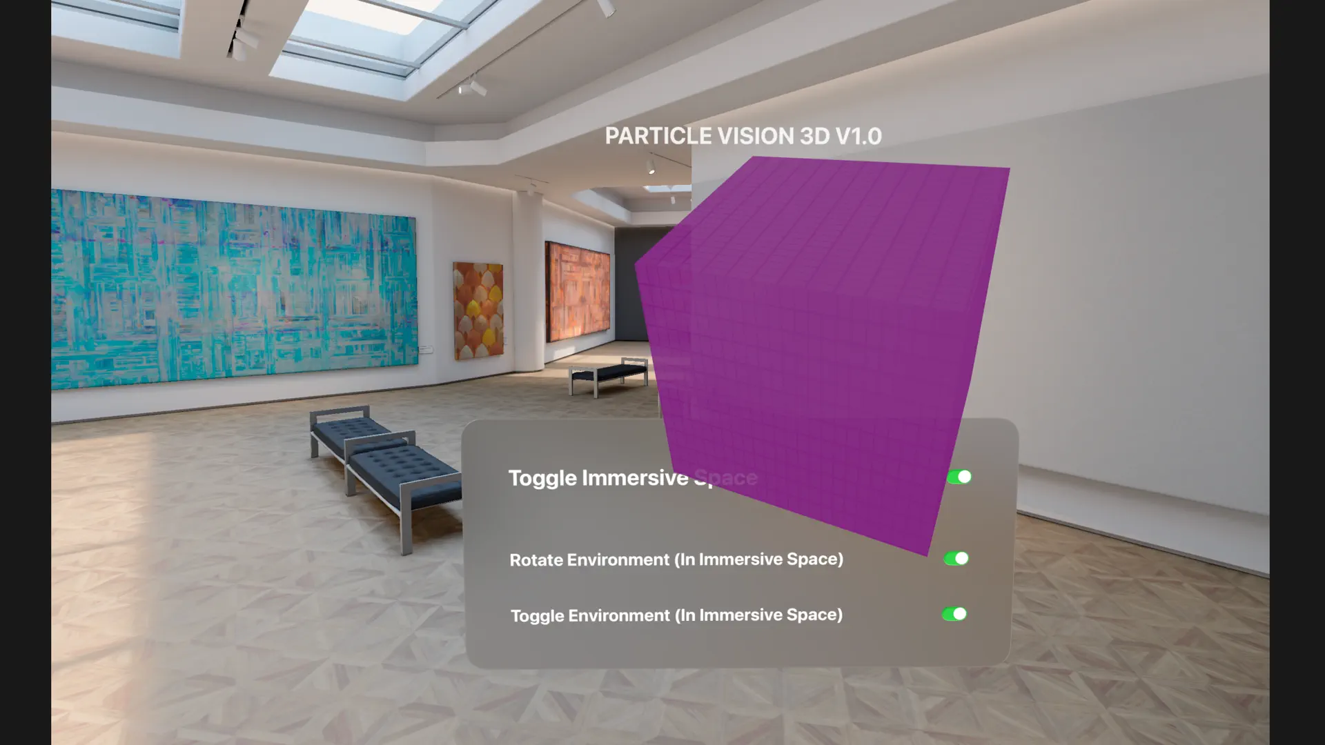 ParticleVision 3D screenshot 2