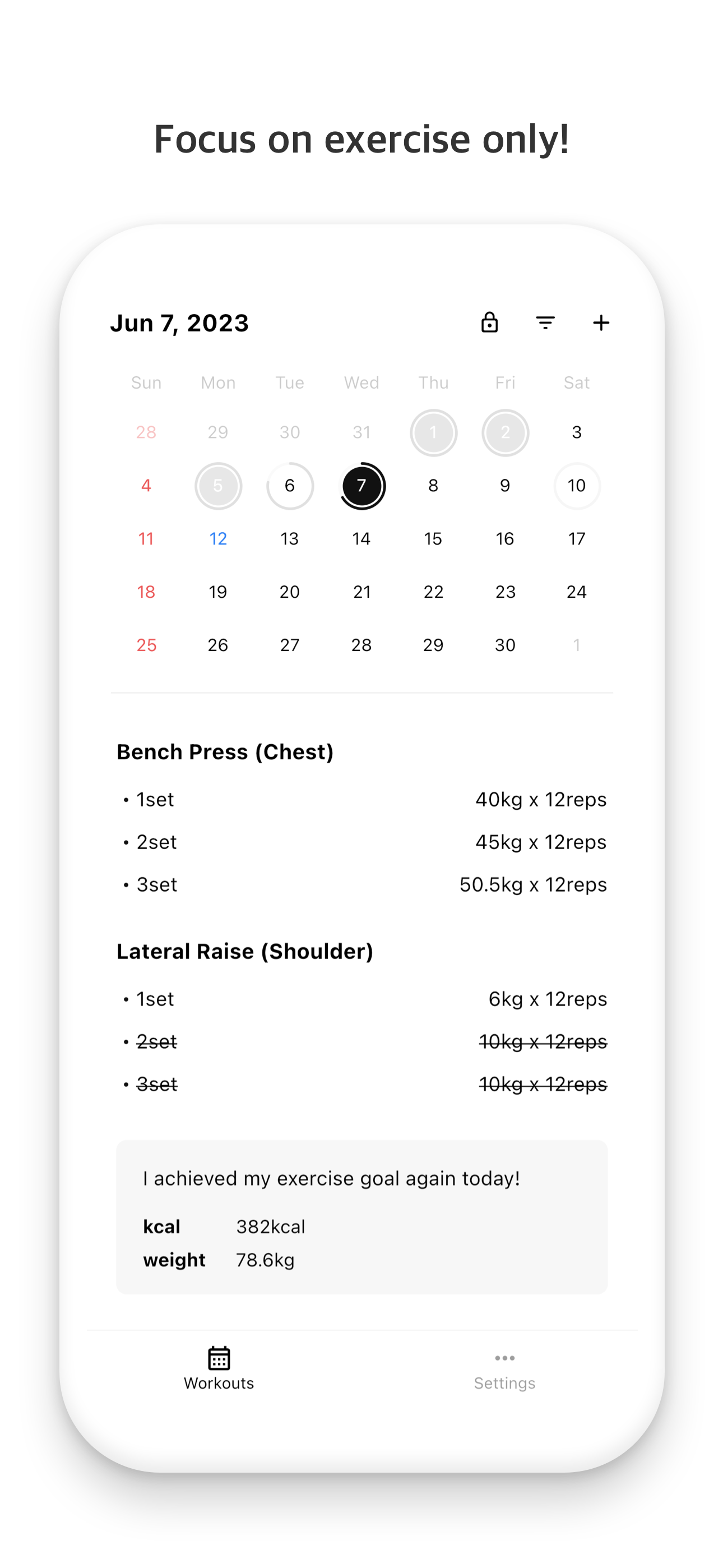 Selfit - Fitness Planner