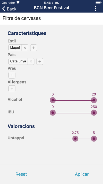 Barcelona Beer Festival Screenshot