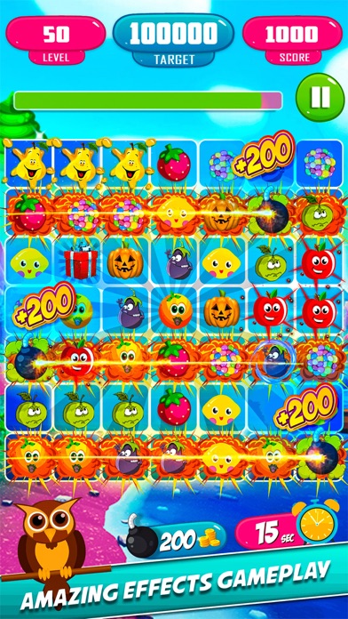 Fruit Candy Blaster Match 3 Screenshot