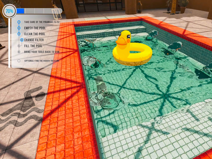 Simulador de Limpeza Piscina