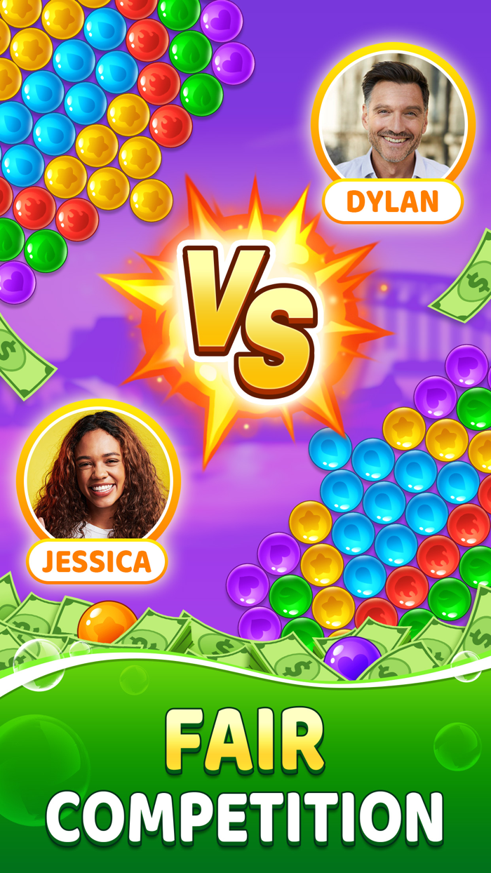 Bubble Clash Cash Prizes