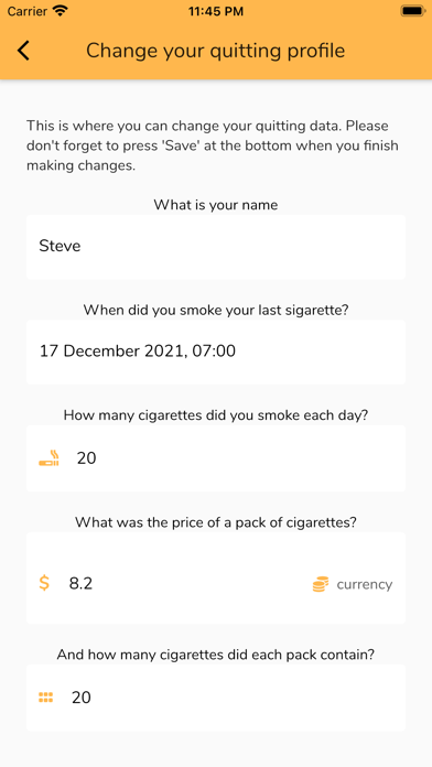 Smokefreedom Screenshot