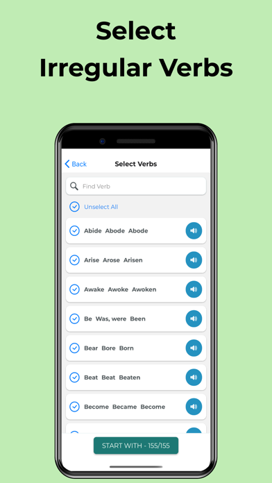 Irregular Verbs - Learn them! Screenshot