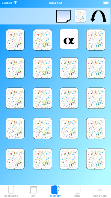 another Greek Alphabet Screenshot