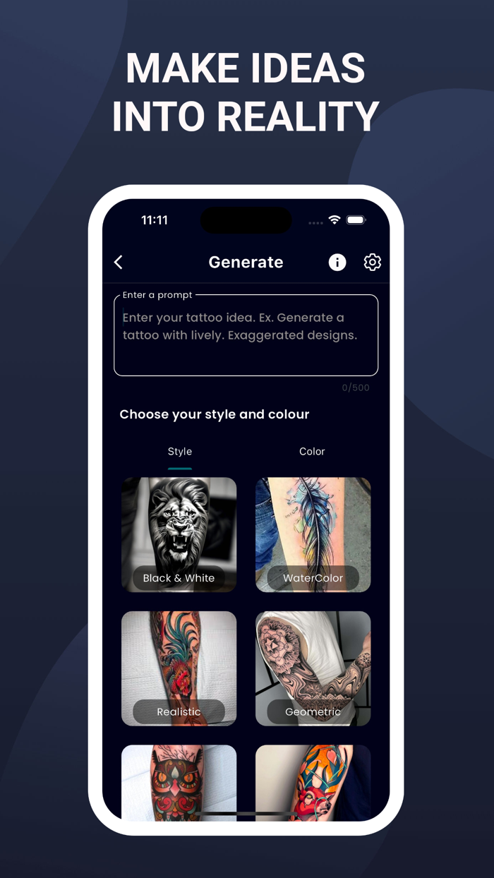 AI Tattoo Maker - Ink and Art