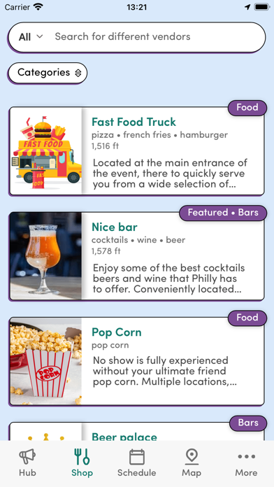 Upped Events Screenshot