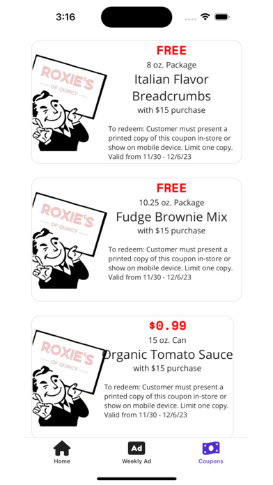 Roxie's of Quincy Screenshot 3 - AppWisp.com Roxie's of Quincy Screenshot 3 - AppWisp.com