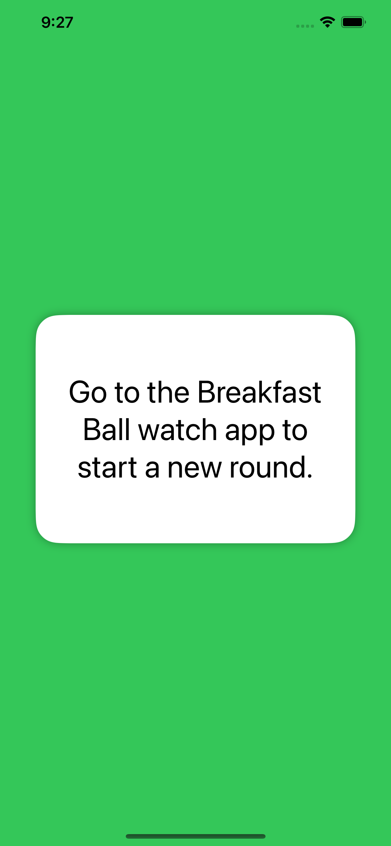 Breakfast Ball