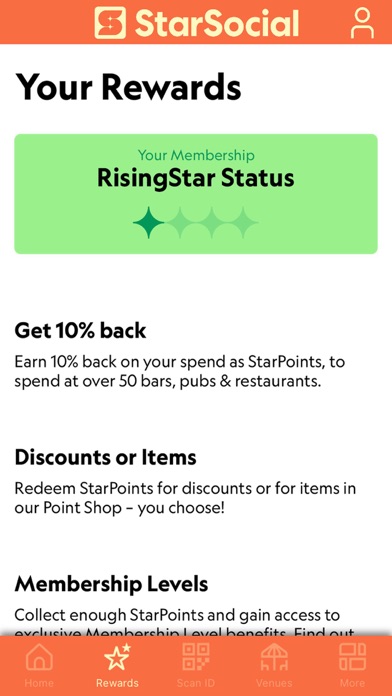 StarSocial Rewards Screenshot