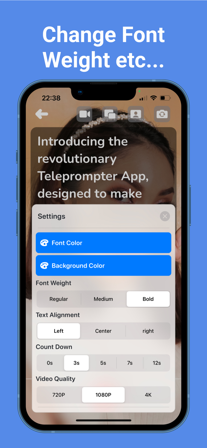Video teleprompter App Lite Z