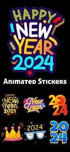 New Year HD Stickers screenshot #1 for iPhone