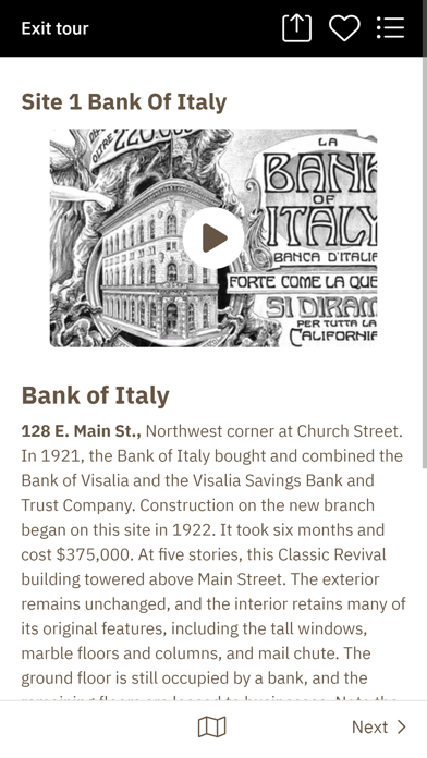 Visalia Historic Walking Tour Screenshot