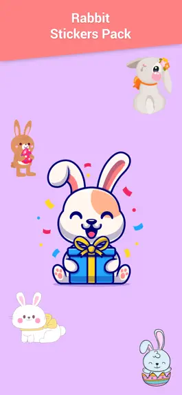 Game screenshot Rabbit Stickers Pack hack